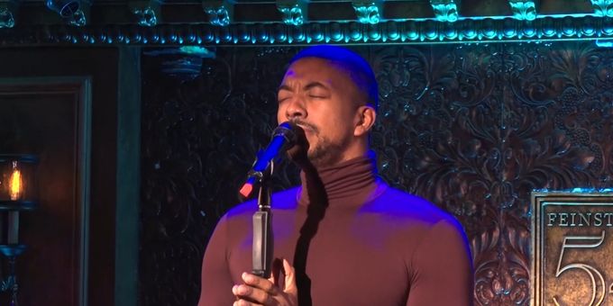 VIDEO: Christian Dante White Sings 'The Music That Makes Me Dance/I Got Lost In His Arms' in #54BelowatHome Clip