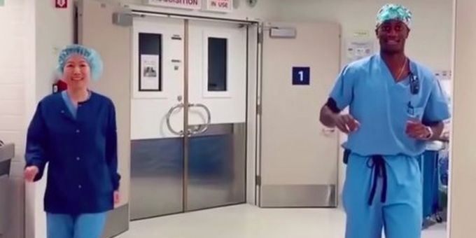 VIDEO: Oregon Doctor Gathers His Co-Workers For Fun TikTok Videos!