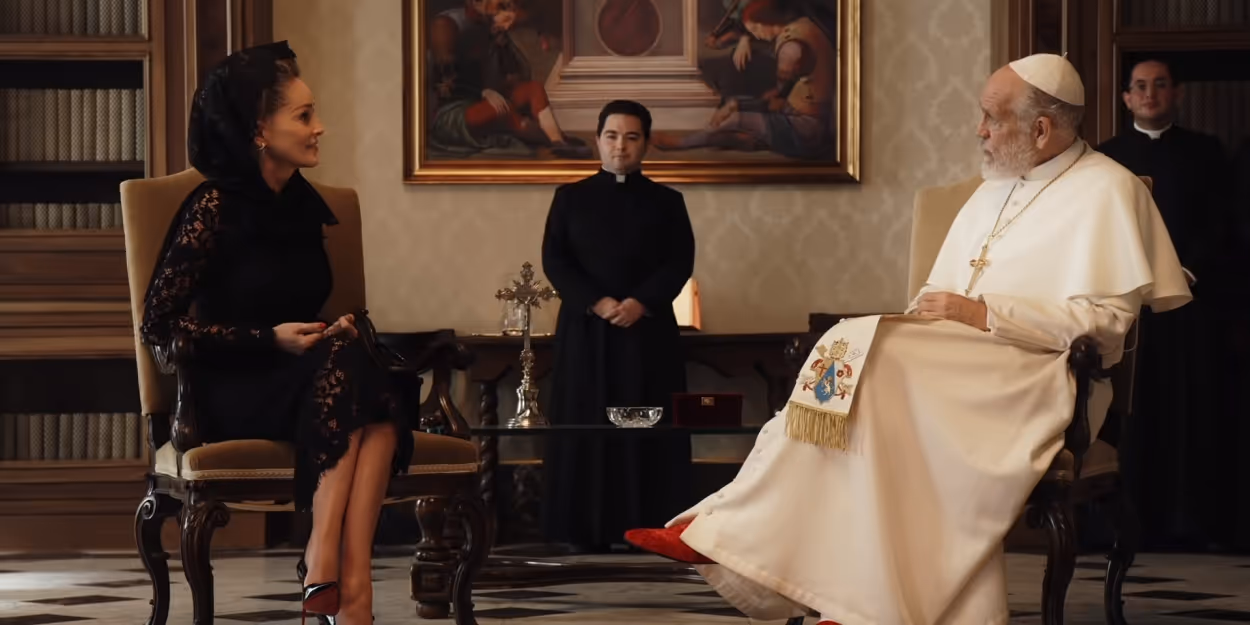 VIDEO: Watch a Clip of Sharon Stone on THE NEW POPE Video