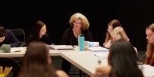 Director of Education Kate Cordaro and A LITTLE SHAKESPEARE: TWELFTH NIGHT” at Two 