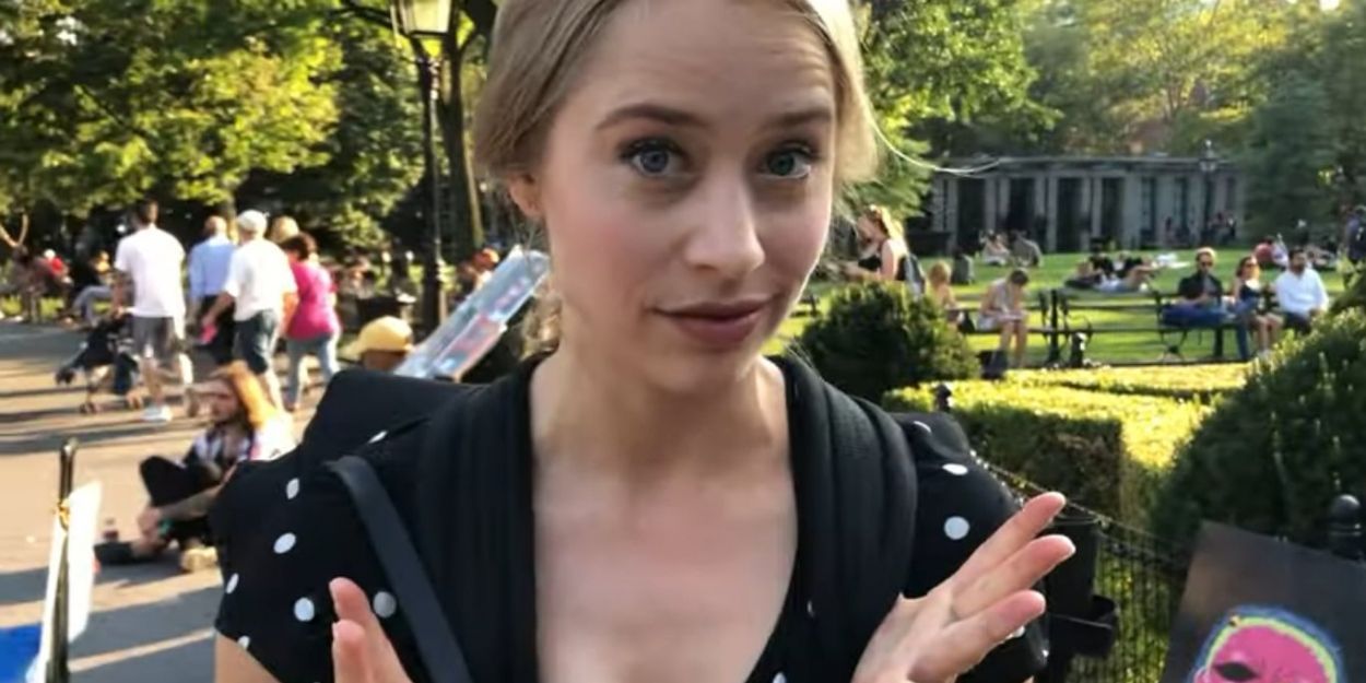 Video: Annie Sherman Goes Busking Before PIAF LIVES At The Green Room 42 Video