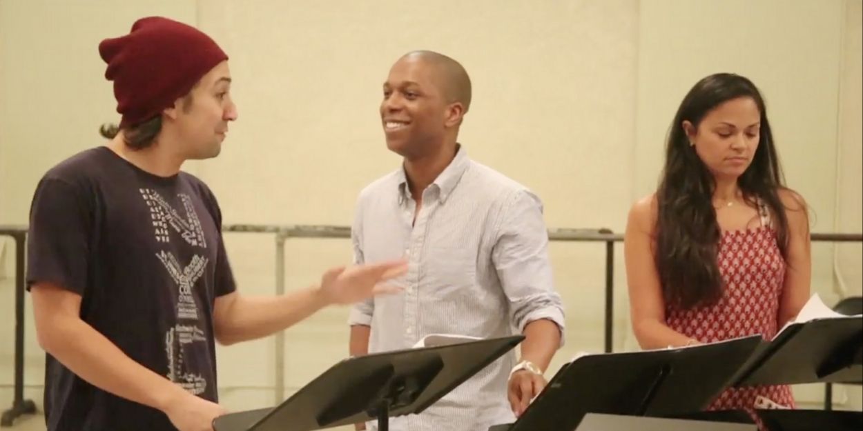 Broadway Rewind: Lin-Manuel Miranda, Leslie Odom Jr. & Karen Olivo Sing TICK… Video