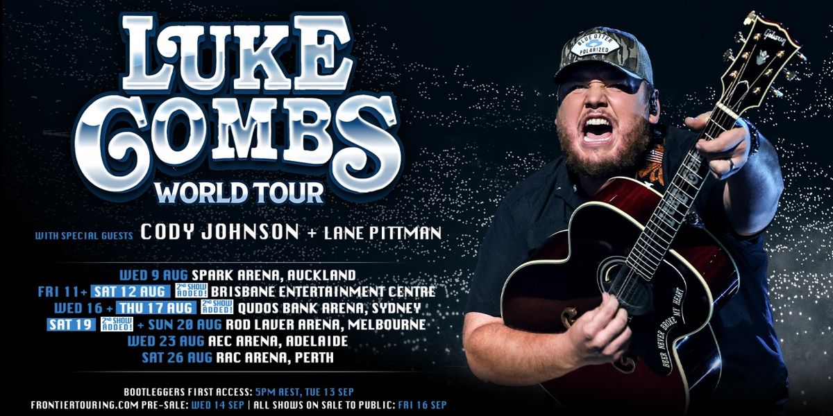 Luke Combs Announces Second Brisbane, Sydney & Melbourne Concerts