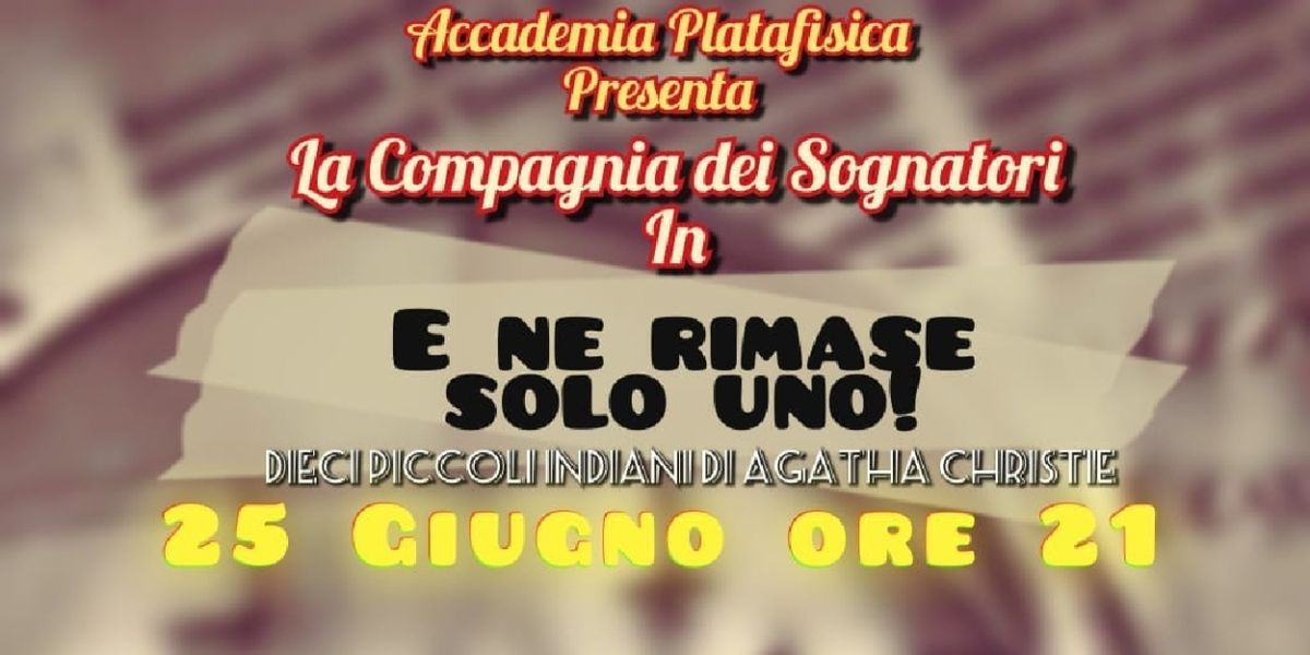 Review: E NE RIMASE SOLO UNO! al TEATRO PRIMO PIANO