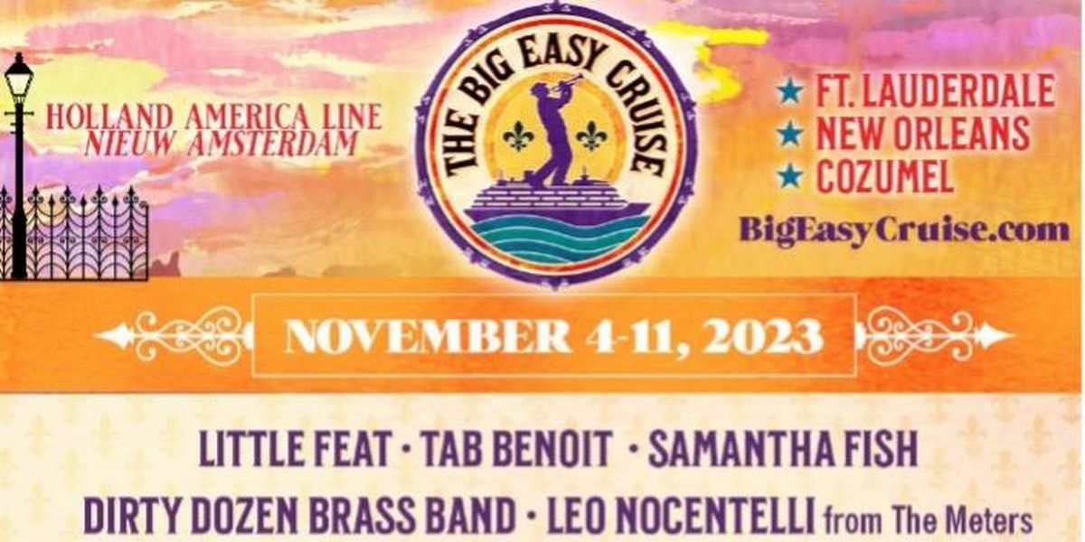 The Inaugural Big Easy Cruise Announces Lineup