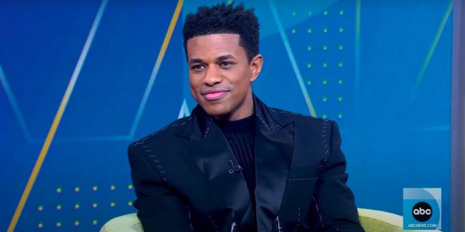 VIDEO: Jeremy Pope Talks Painting Onstage In THE COLLABORATION on GOOD MORNING AMERICA