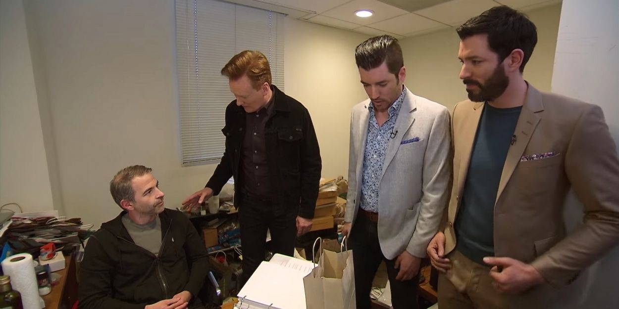 VIDEO: Conan Asks The Property Brothers To Renovate Jordan Schlansky's Office Video