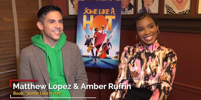 Video: Richard Ridge Chats With SOME LIKE IT HOT Book Writers Amber Ruffin and Matthew Lopez