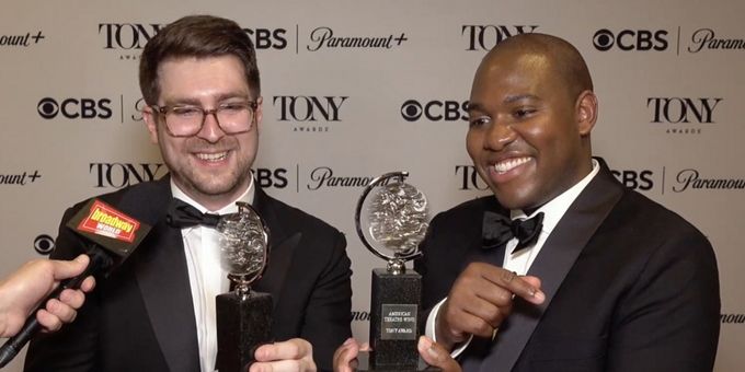 Video: Charlie Rosen & Bryan Carter Celebrate Tony Win for 'Best Orchestrations'