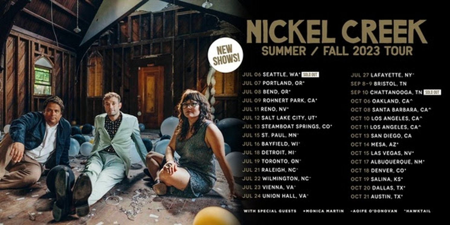 Nickel Creek Extend 2023 Headline Tour  Image