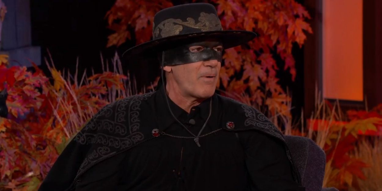 VIDEO: Antonio Banderas Dressed as Zorro for Halloween on JIMMY KIMMEL LIVE Video