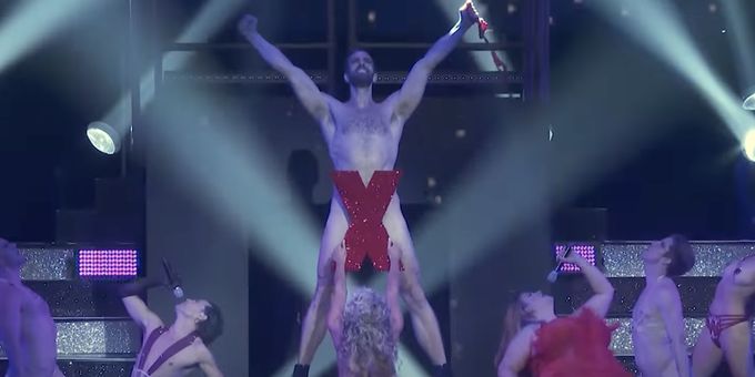 VIDEO: Jason Tam & Bonnie Milligan Belt Out the Broadway Bares XXX Opening Number