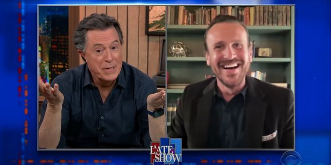 VIDEO: Jason Segel Talks About His Vampire Musical on THE LATE SHOW WITH STEPHEN COLBERT