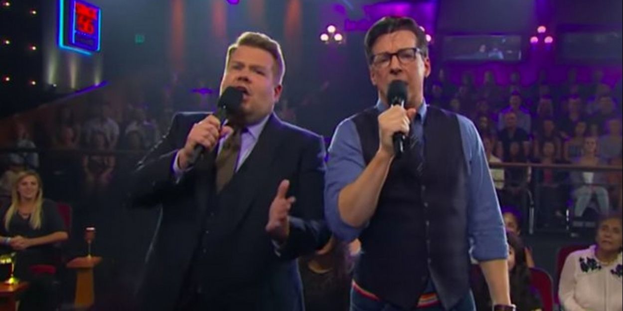 VIDEO: Sean Hayes & James Corden Sing About Not Wanting to Duet! Video