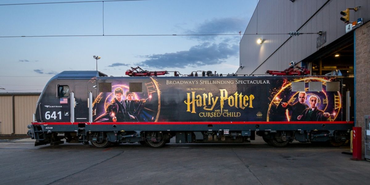 Amtrak Partners with Audience Rewards and HARRY POTTER AND THE CURSED CHILD for Specially Wrapped Trains and More