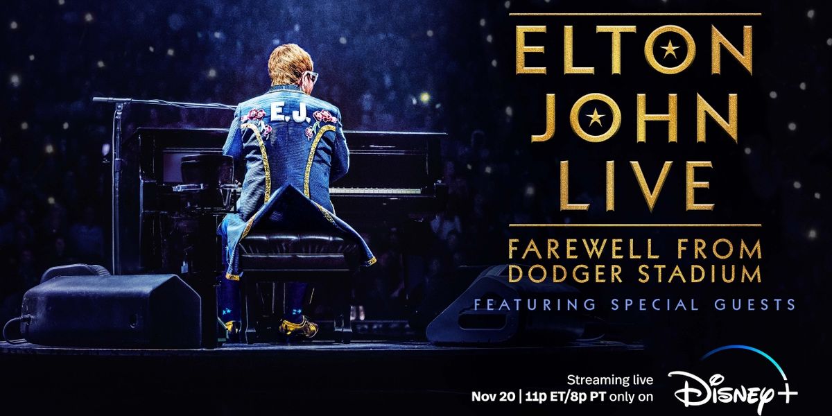 Elton John Farewell Concert to Livestream on Disney+ in November
