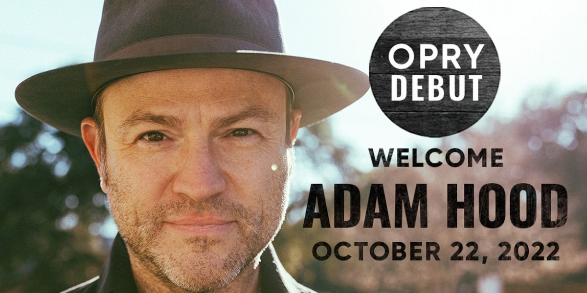 Adam Hood To Make Grand Ole Opry Debut in October