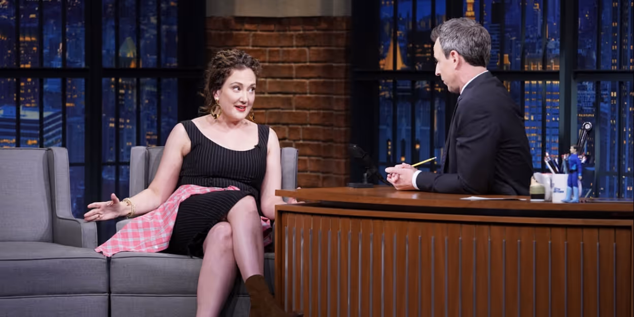 VIDEO: Jacqueline Novak and Seth Meyers Talk His Favorite Line from Her Show GET ON… Video