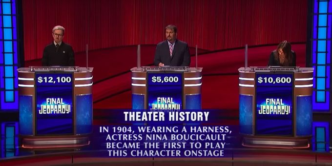 VIDEO: 'Theater History' Featured as Final JEOPARDY! Category