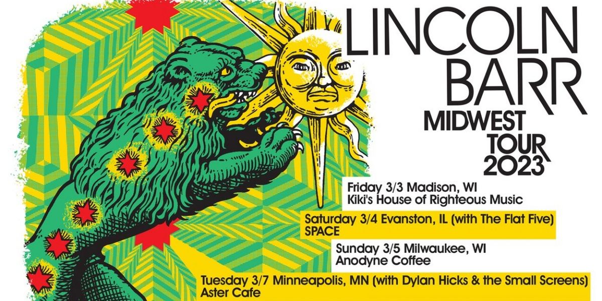 Lincoln Barr Announces Midwest Tour in March 2023