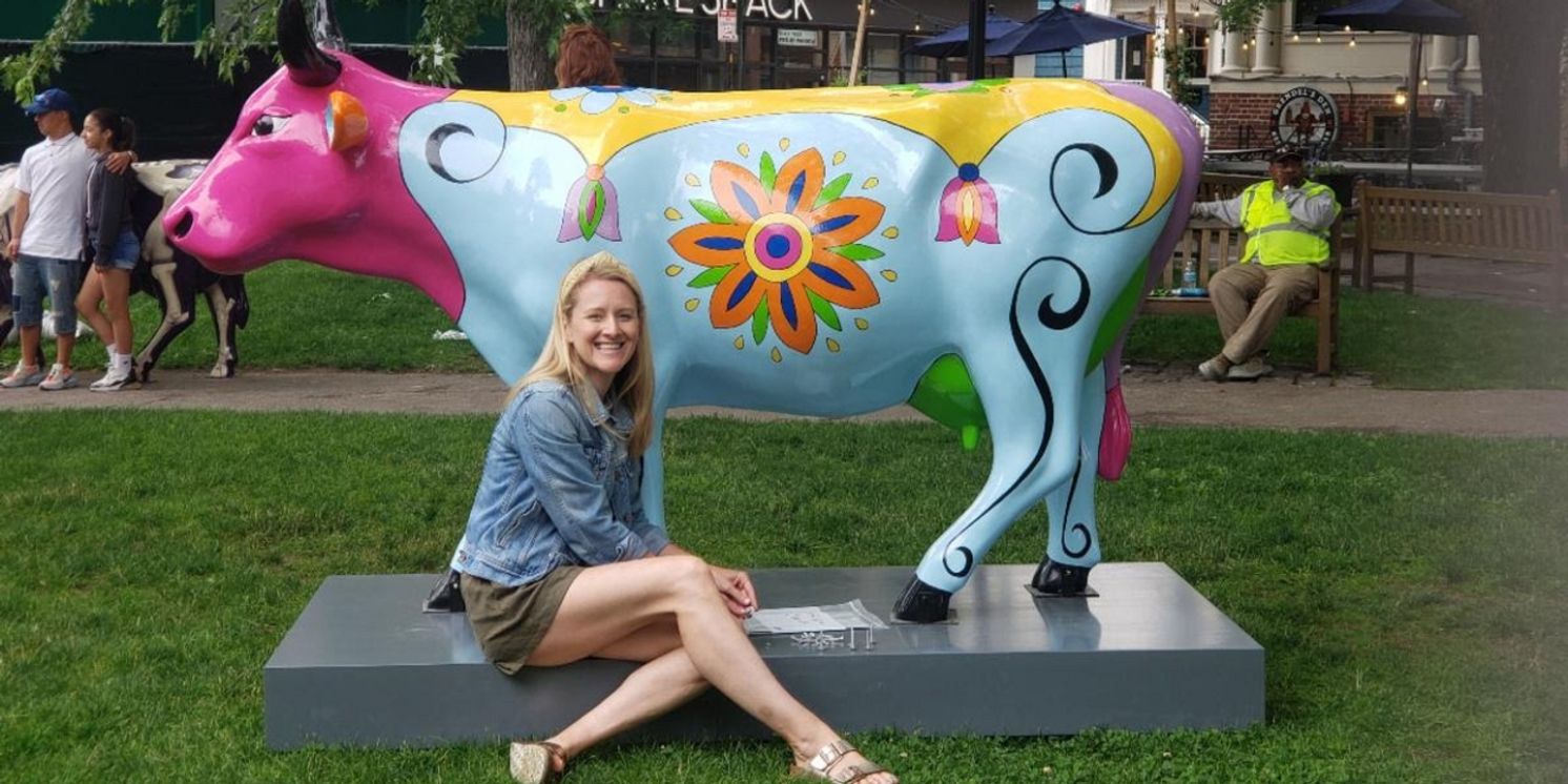 CowParade New England Comes To Harvard Square  Image