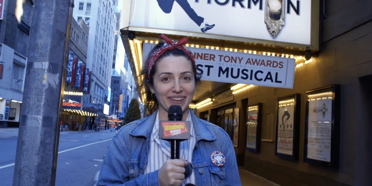 BWW Exclusive: Allison Frasca Says 'Hello' to THE BOOK OF MORMON on The Broadway… Video