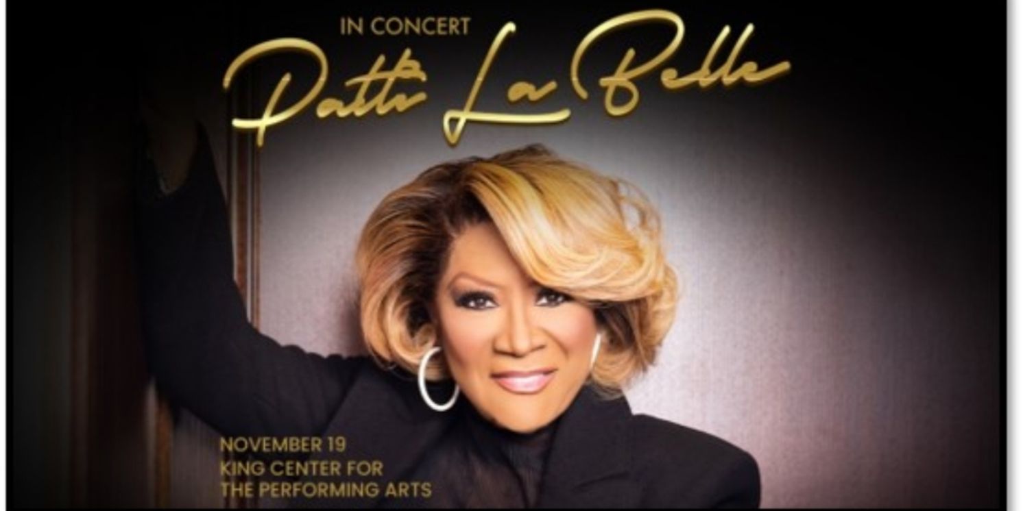 PATTI LABELLE IN CONCERT On Sale This Friday At The King Center for the Performing Arts  Image