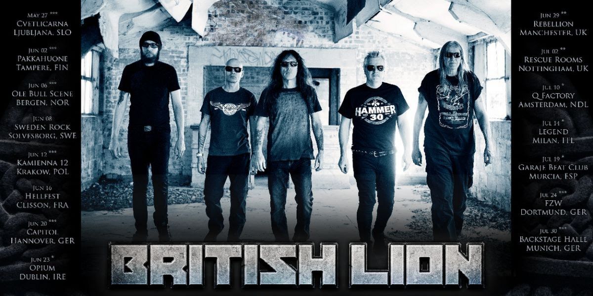 British Lion Announce UK & European Summer Tour