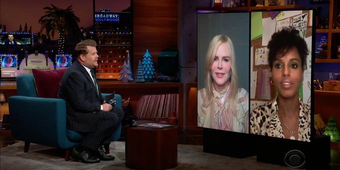 VIDEO: James Corden Reconnects With THE PROM Co-Stars Nicole Kidman & Kerry Washington