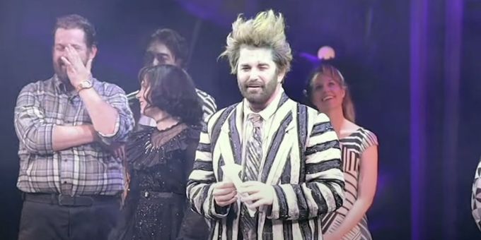 VIDEO: Alex Brightman Gives Curtain Call Speech at the 500th Performance of BEETLEJUICE