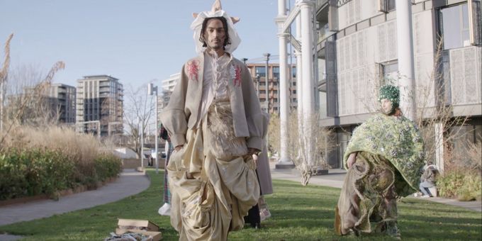 VIDEO: Disney's FROZEN and Central Saint Martins Display Students' FROZEN Inspired Looks in Covent Garden