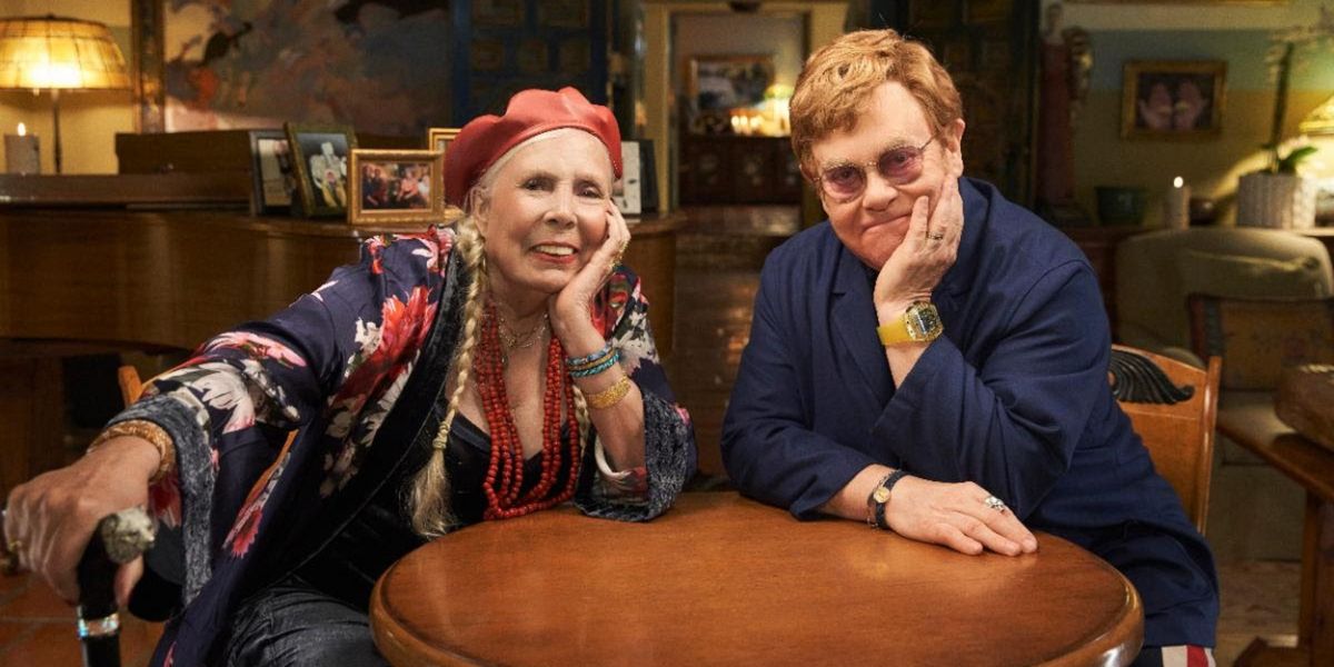 Joni Mitchell Sits Down With Elton John On Apple Music 1