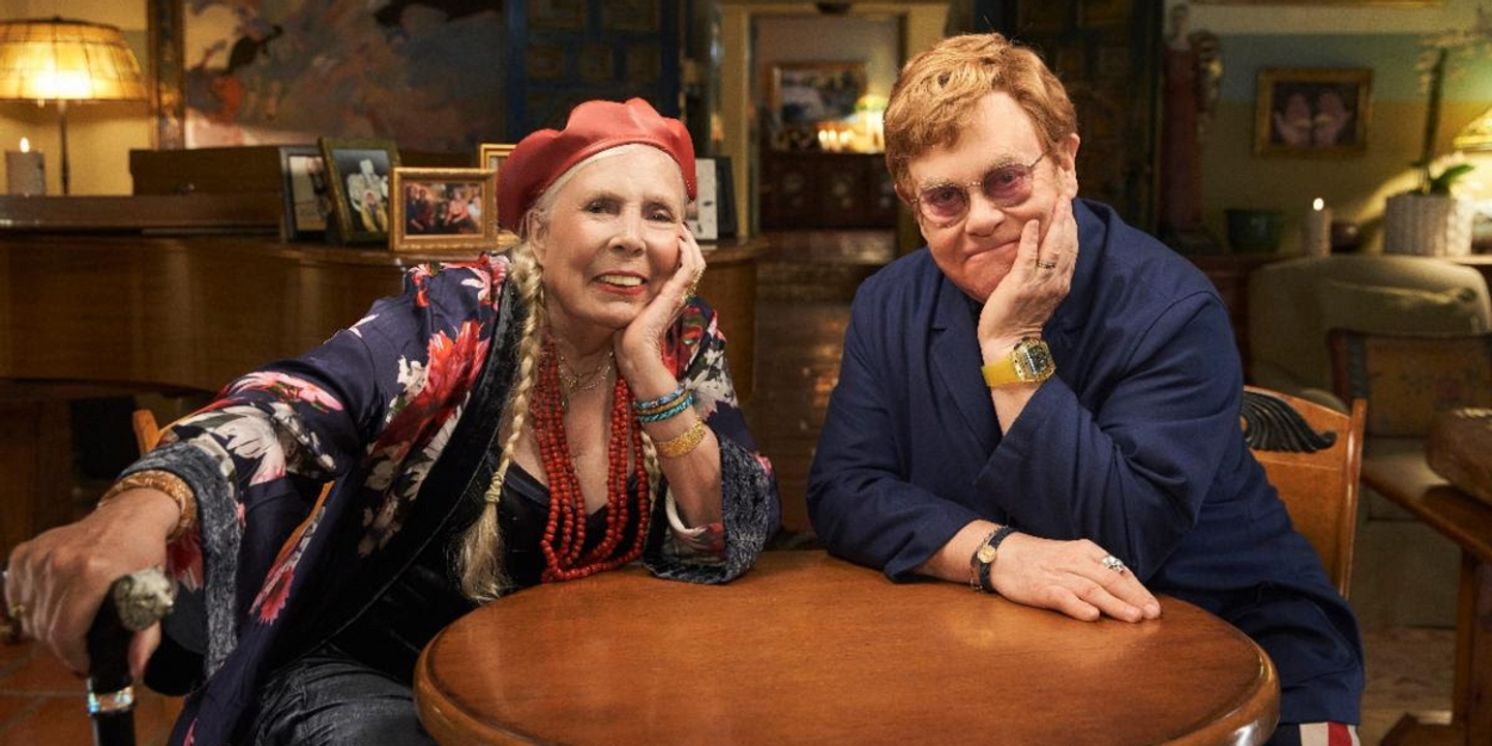 Joni Mitchell Sits Down With Elton John On Apple Music 1  Image
