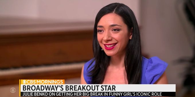 VIDEO: Julie Benko Discusses Her 'Big Break' in FUNNY GIRL on CBS MORNINGS