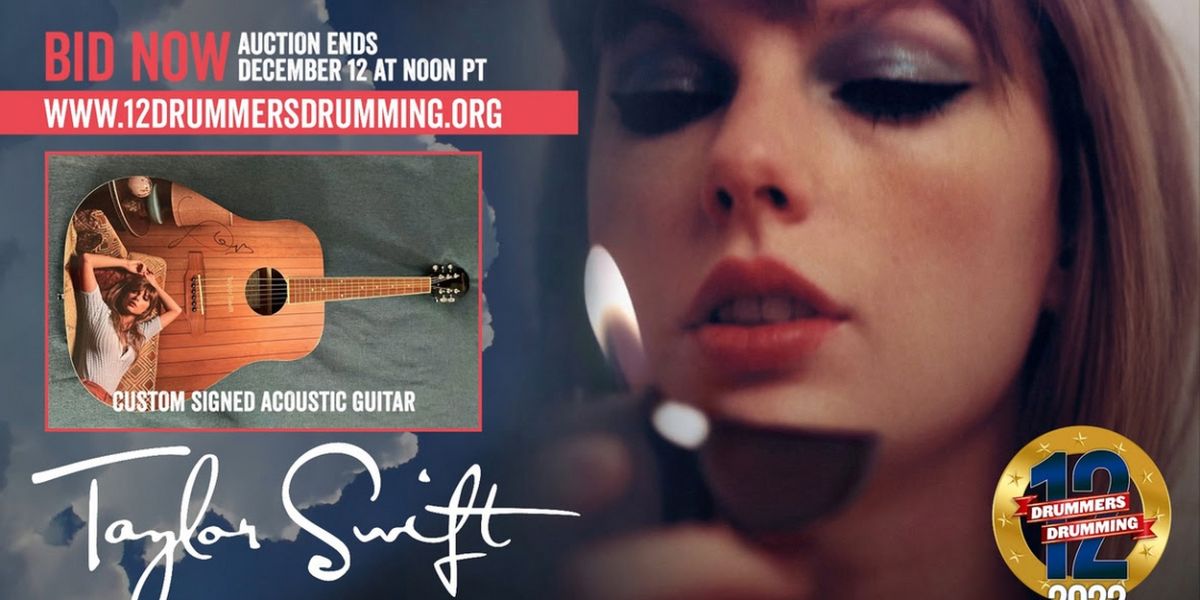 Taylor Swift-Signed Guitar Added to Auction for Veterans and First Responders
