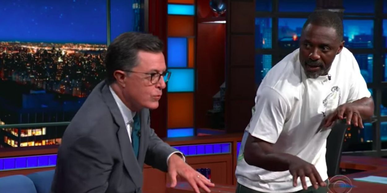 VIDEO: Idris Elba Teaches Stephen Colbert Some CATS Moves Video