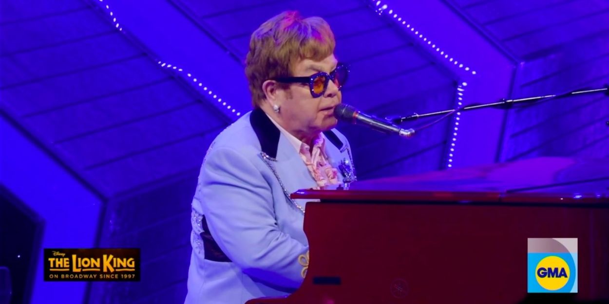 VIDEO: Elton John Sings 'Can You Feel The Love Tonight' From THE LION KING on GOOD… Video