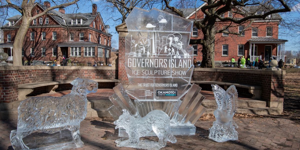 Governors Island Arts and LMCC To Co-Host 2nd Annual Winter Ice Sculpture Show