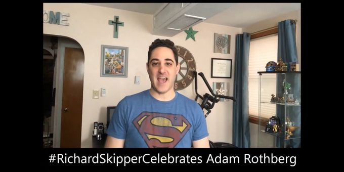 VIDEO: Adam Rothenberg Takes Part in Richard Skipper's #StayHome Campaign