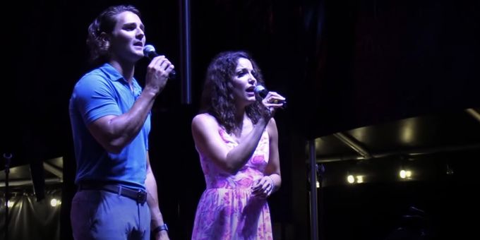 VIDEO: Watch Caroline Bowman & Austin Colby Sing a 'Something (For) Good' Mash-Up!