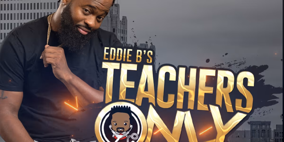 Eddie B's TEACHERS ONLY Comedy Tour Comes To The VETS in November
