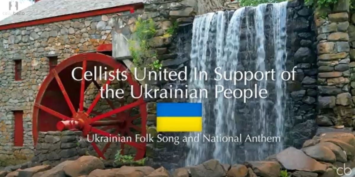 International Cellists Unite In Support Of Ukraine On Independence Day Of Ukraine 8/24