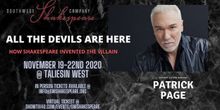 Patrick Page of ALL THE DEVILS ARE HERE at The Southwest Shakespeare Company