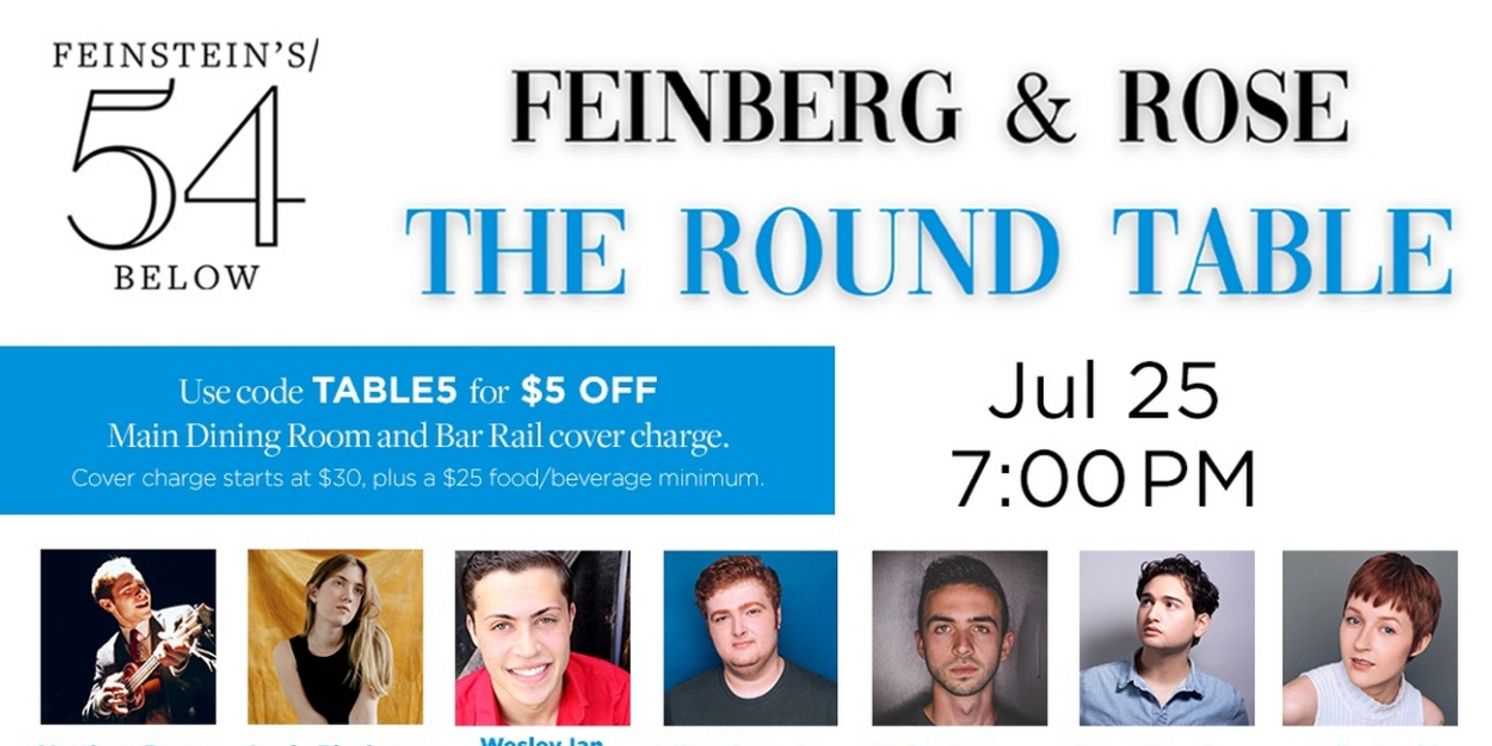 Holly Gould, Ashley Lalonde, Matthew Saldivar, Nina White & More In Feinberg & Rose: The Round Table at Feinstein's/54 Below  Image