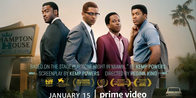 VIDEO: Watch the Trailer for the Film Adaptation of ONE NIGHT IN MIAMI, Starring Leslie Odom Jr., Nicolette Robinson & More