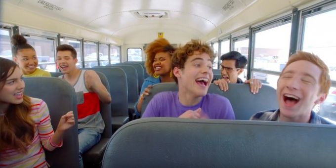 VIDEO: The Cast of HIGH SCHOOL MUSICAL: THE MUSICAL: THE SERIES Sings 'Born to be Brave' Buspool Karaoke-Style