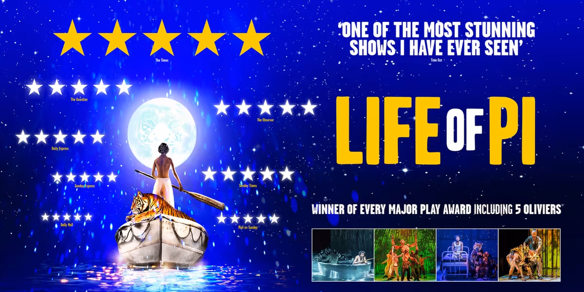 LIFE OF PI, THE DRIFTERS GIRL & More Set for Upcoming New Victoria Theatre Season