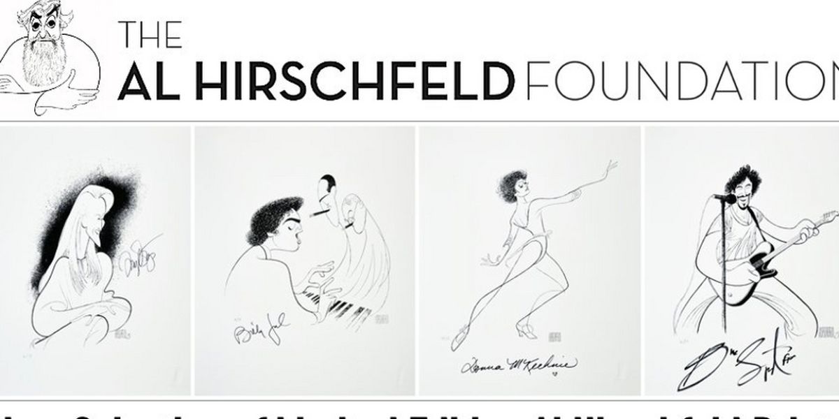 BC/EFA Auctions Limited Edition Autographed Al Hirschfeld Prints
