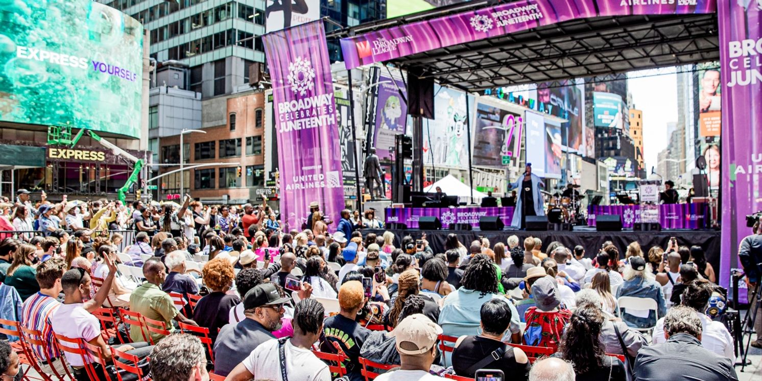 Broadway Celebrates Juneteenth Concert to Return to Times Square This Summer  Image