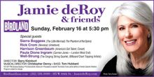 Jamie deRoy of JAMIE deROY & FRIENDS at Birdland
